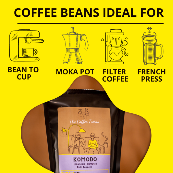 Coffee Beans Ideal Moka Pot, Filter Coffee, French Press, Bean to Cup