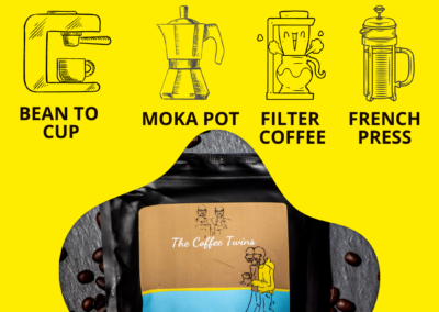 Coffee Beans Ideal Moka Pot, Filter Coffee, French Press, Bean to Cup