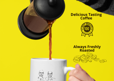 Freshly Roasted Blend Coffee Beans | French Press