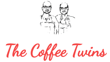the coffee twins red logo