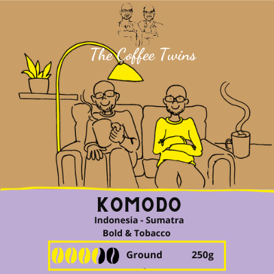 Komodo - Coffee Bag, the coffee twins Komodo Speciality Coffee