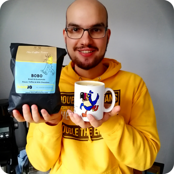 The Coffee Twins, Freshly Roasted Coffee & Hand DrawnMug