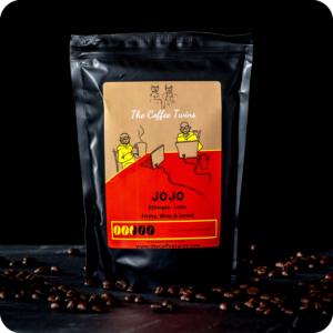 A bag of Freshly Roasted Ethiopia Coffee Beans