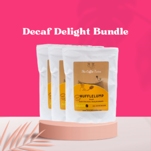 Bundle of 3 Hufflelump Decaf Bags from The Coffee Twins